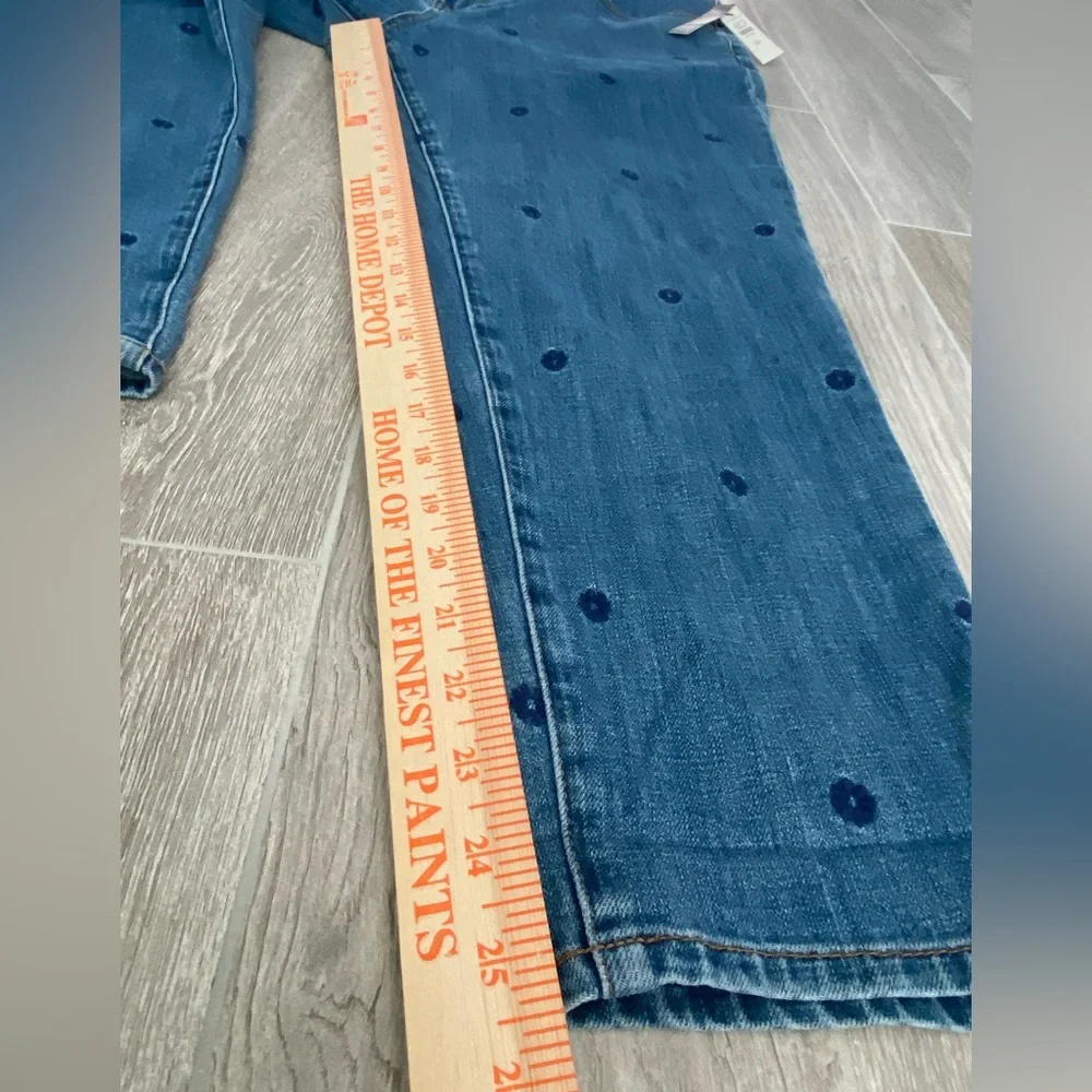 NWT Talbots Rolling Ditsy Everyday Relaxed ankle Jeans women’s size 14P - Picture 15 of 15